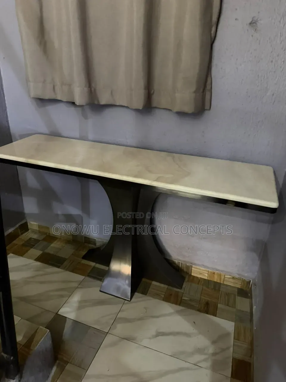 XX Modern Solid Wood Entryway Console Table for Hallway, Luxury Slim