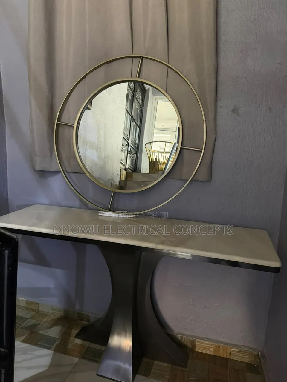 XX Modern Solid Wood Entryway Console Table for Hallway, Luxury Slim