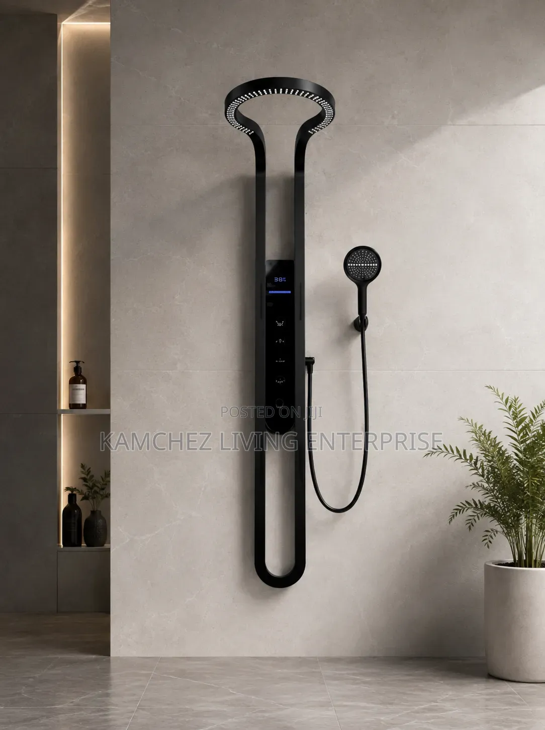 Luxury Rainfall Heavy Gauge Bathroom Shower