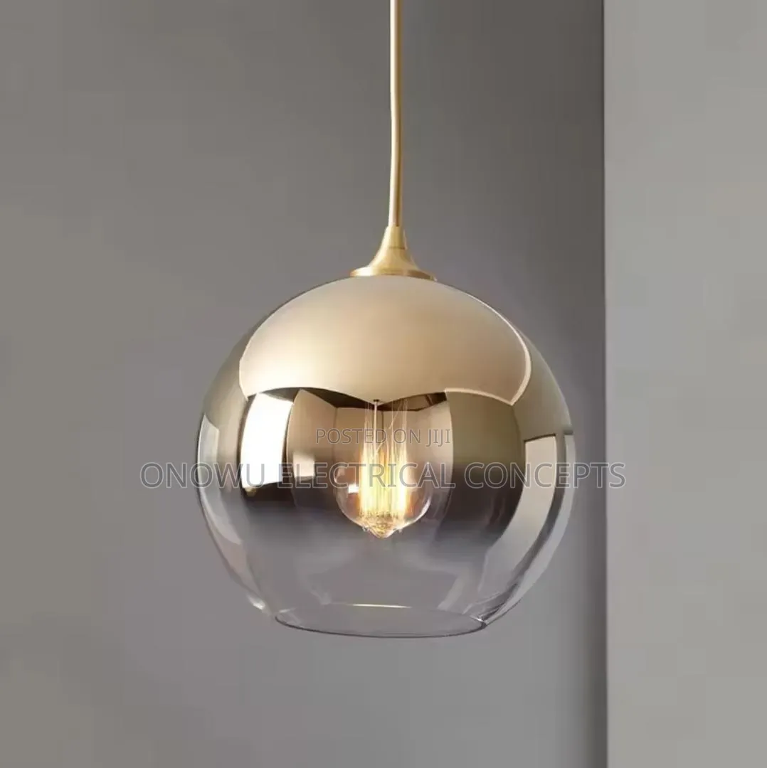 Enthusiastic Lighting Kitchen Dining Room Glass Ball Chandelier Single