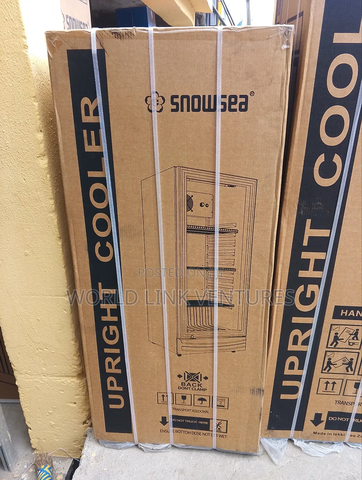 Snowsea Standing Show Glas Chiller 250 Liters