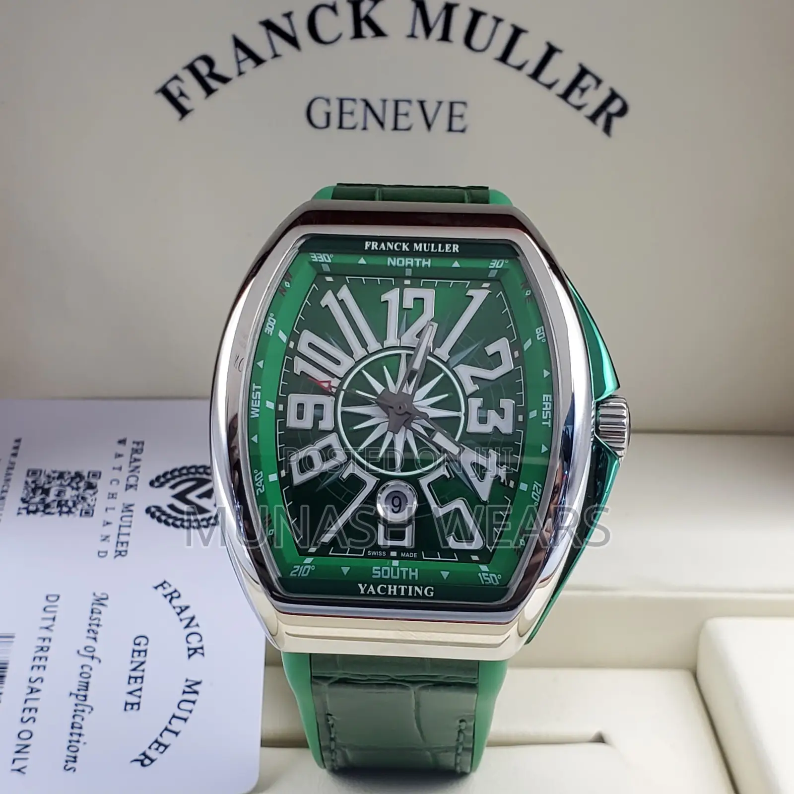 Frank Muller Geneve Leather Strap Wristwatch