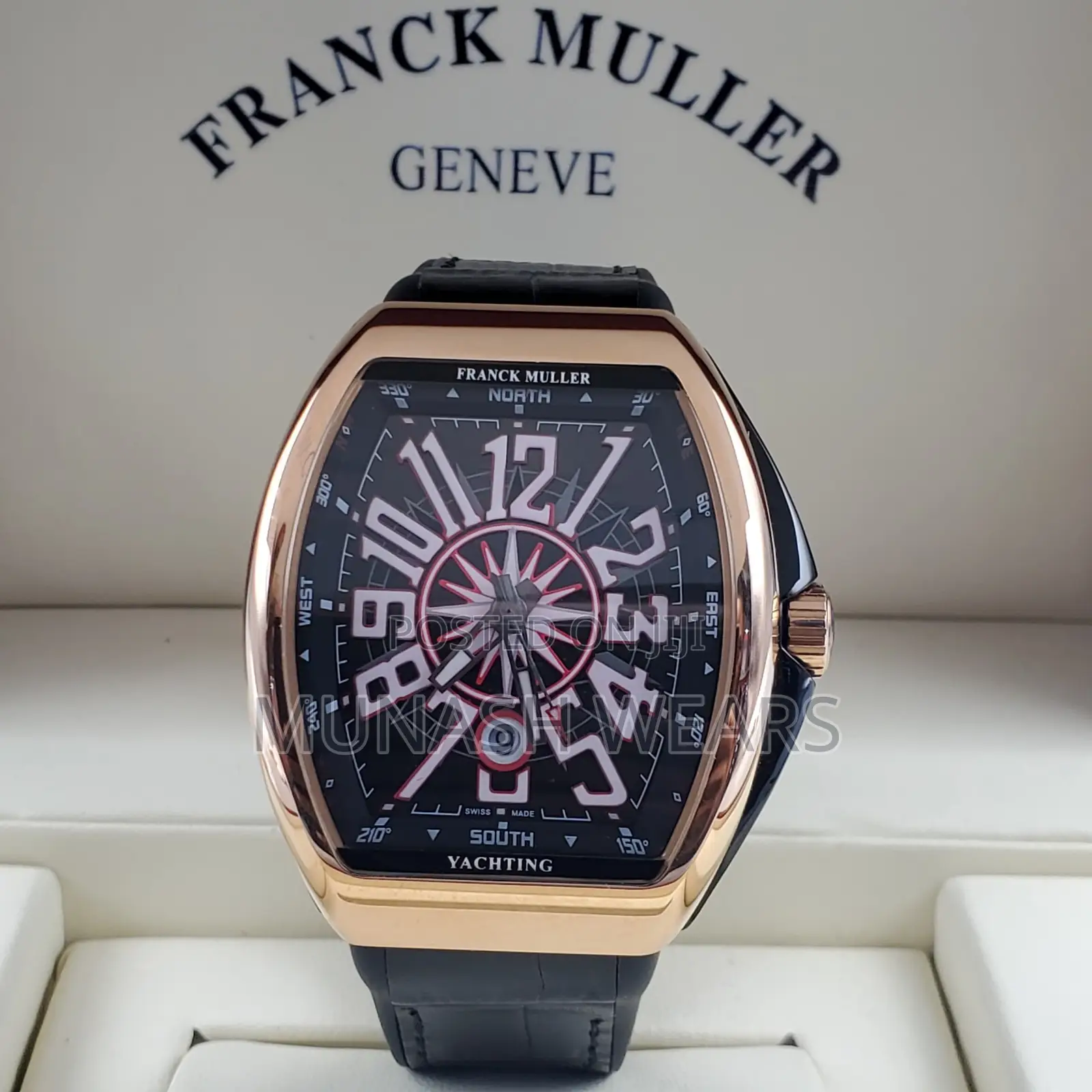 Frank Muller Geneve Leather Strap Wristwatch