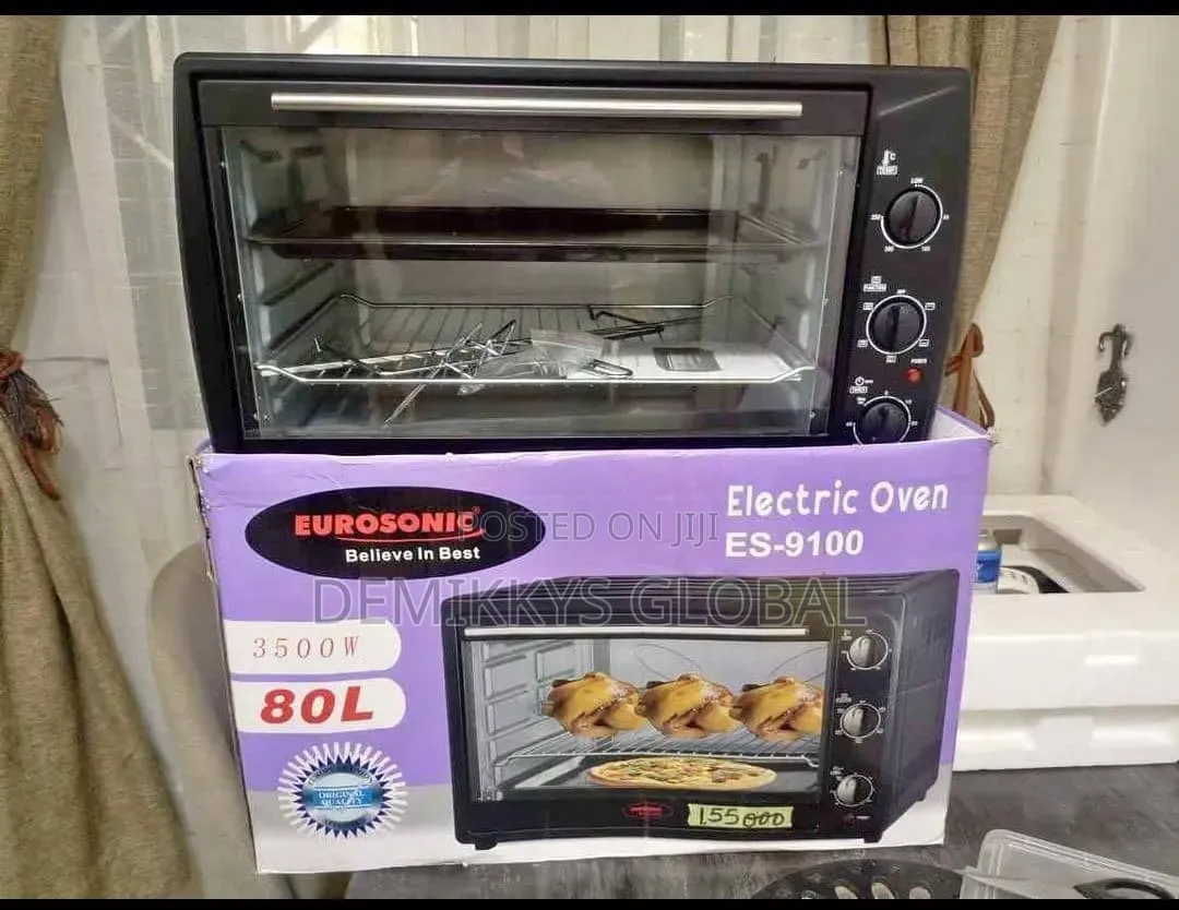 Eurosonic Electric Oven With Grill 80 L