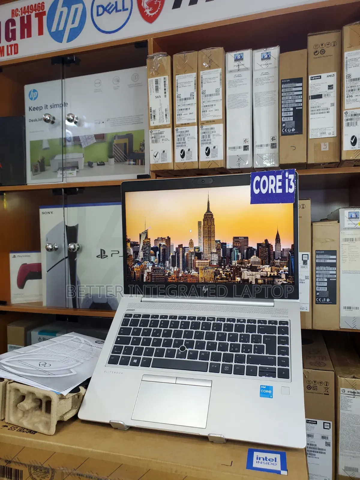 New Laptop HP EliteBook 750 G2 4GB Intel Core i3 SSD 256GB