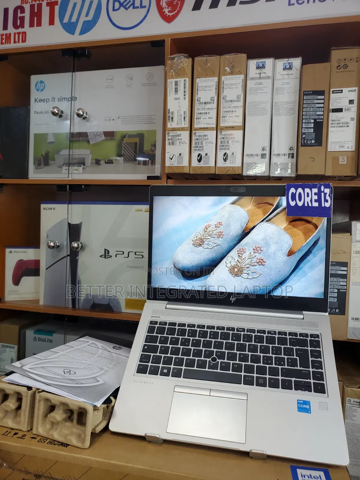 New Laptop HP EliteBook 750 G2 4GB Intel Core i3 SSD 256GB