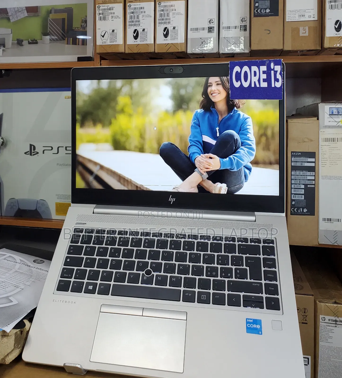 New Laptop HP EliteBook 750 G2 4GB Intel Core i3 SSD 256GB