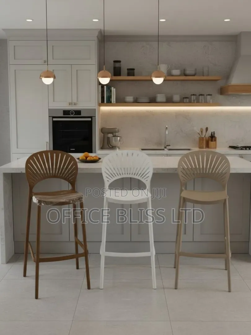 Molded Plastic Kitchen Bar Stools
