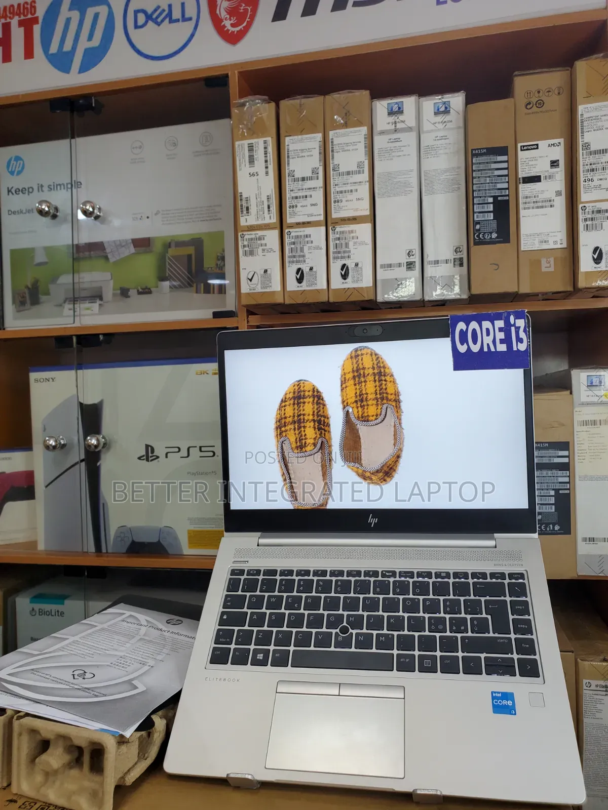 New Laptop HP EliteBook 750 G2 12GB Intel Core i3 SSD 256GB