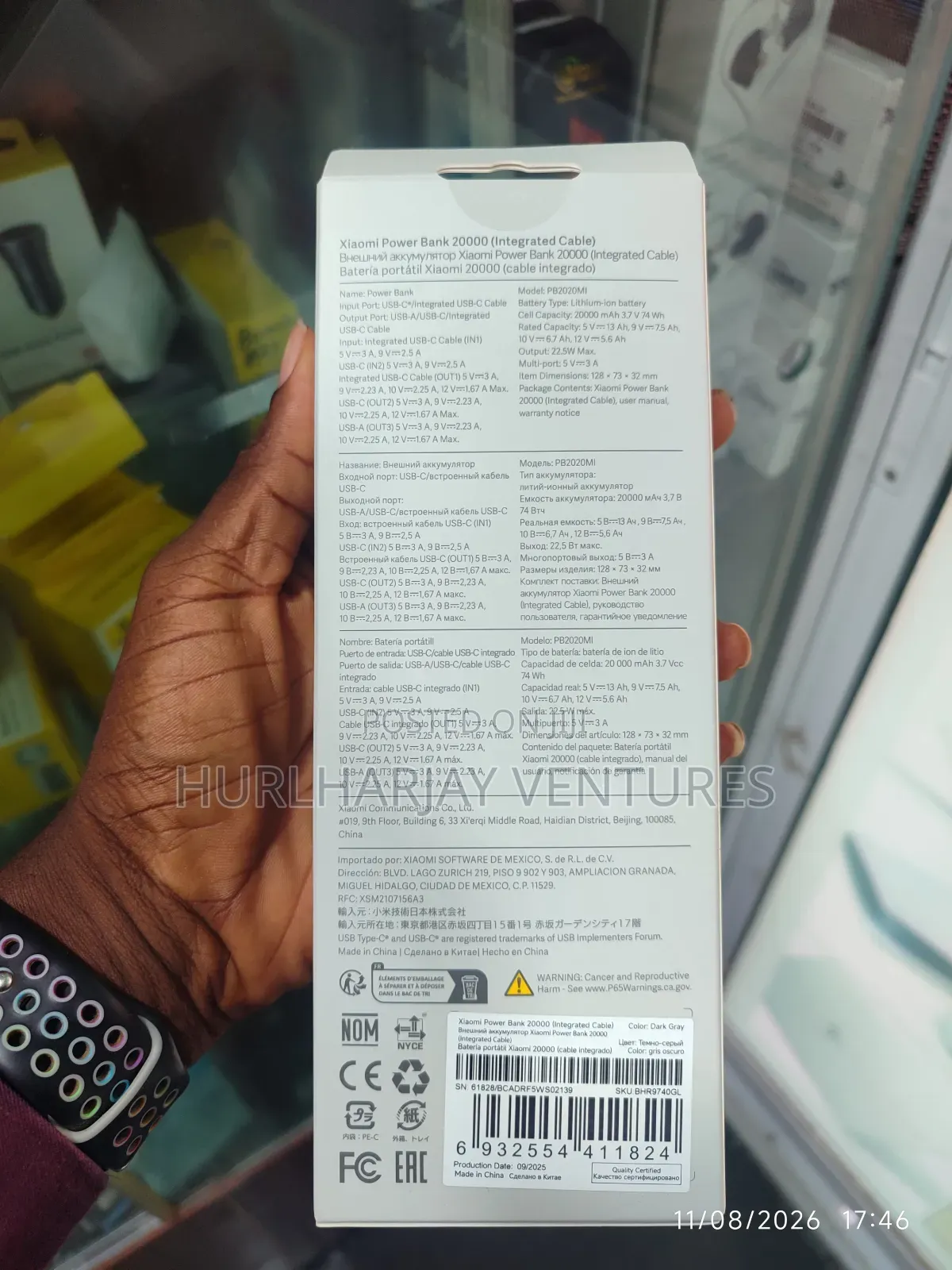 22.5w Redmi 20000mah Power Bank