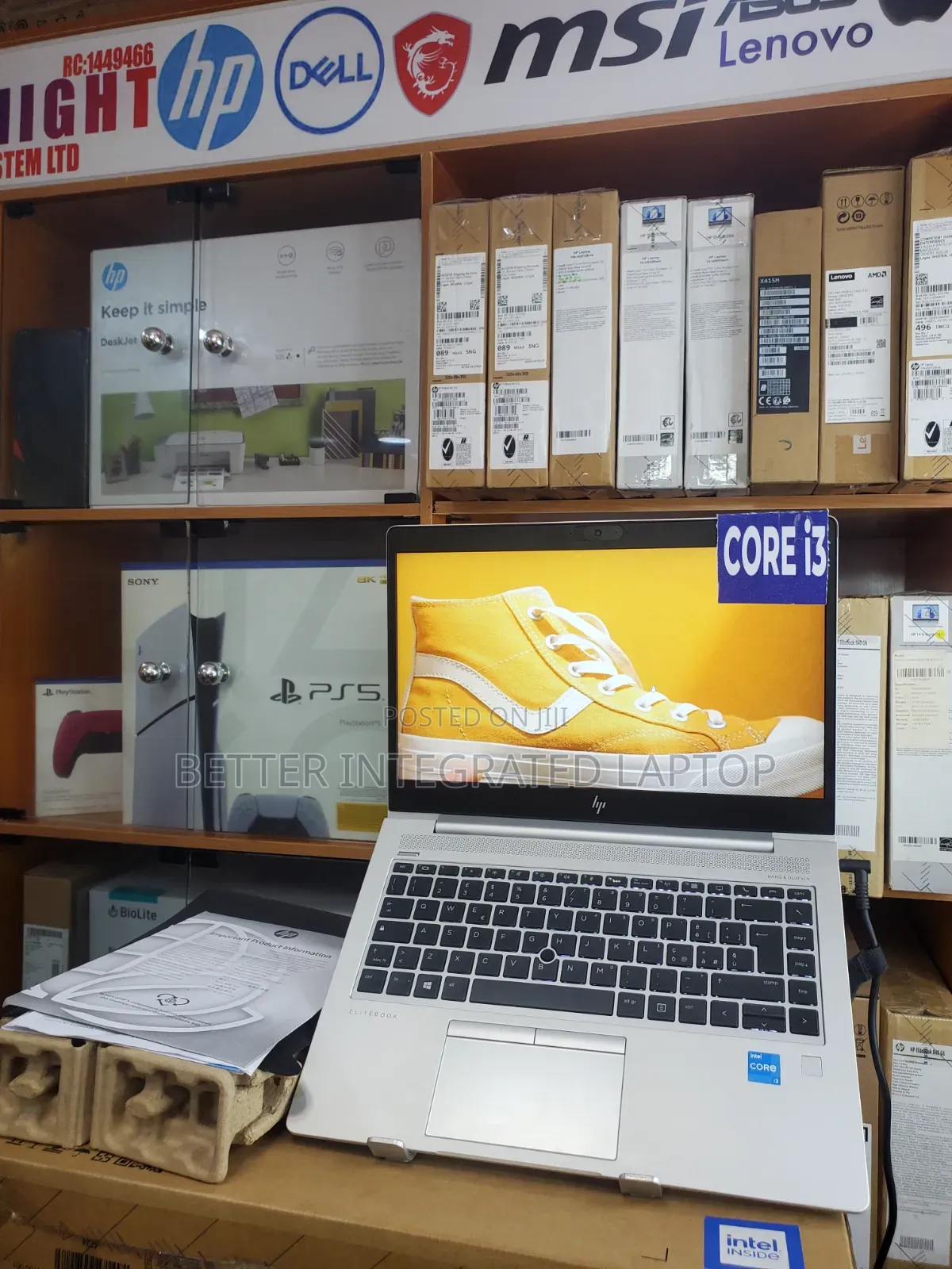 New Laptop HP EliteBook 750 G2 4GB Intel Core i3 SSD 512GB