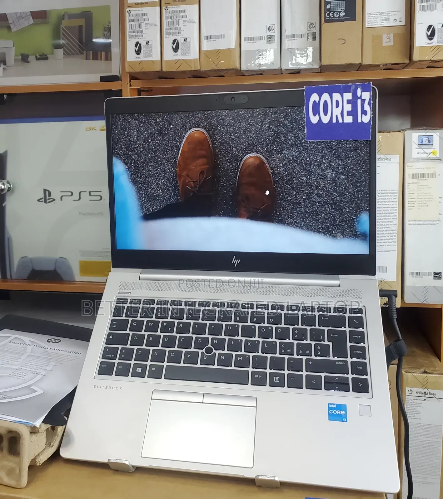 New Laptop HP EliteBook 750 G2 4GB Intel Core i3 SSD 512GB