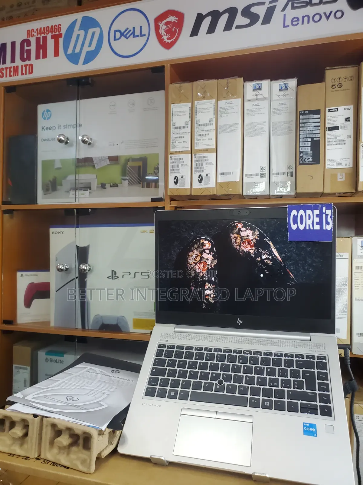 New Laptop HP EliteBook 750 G2 8GB Intel Core i3 SSD 512GB