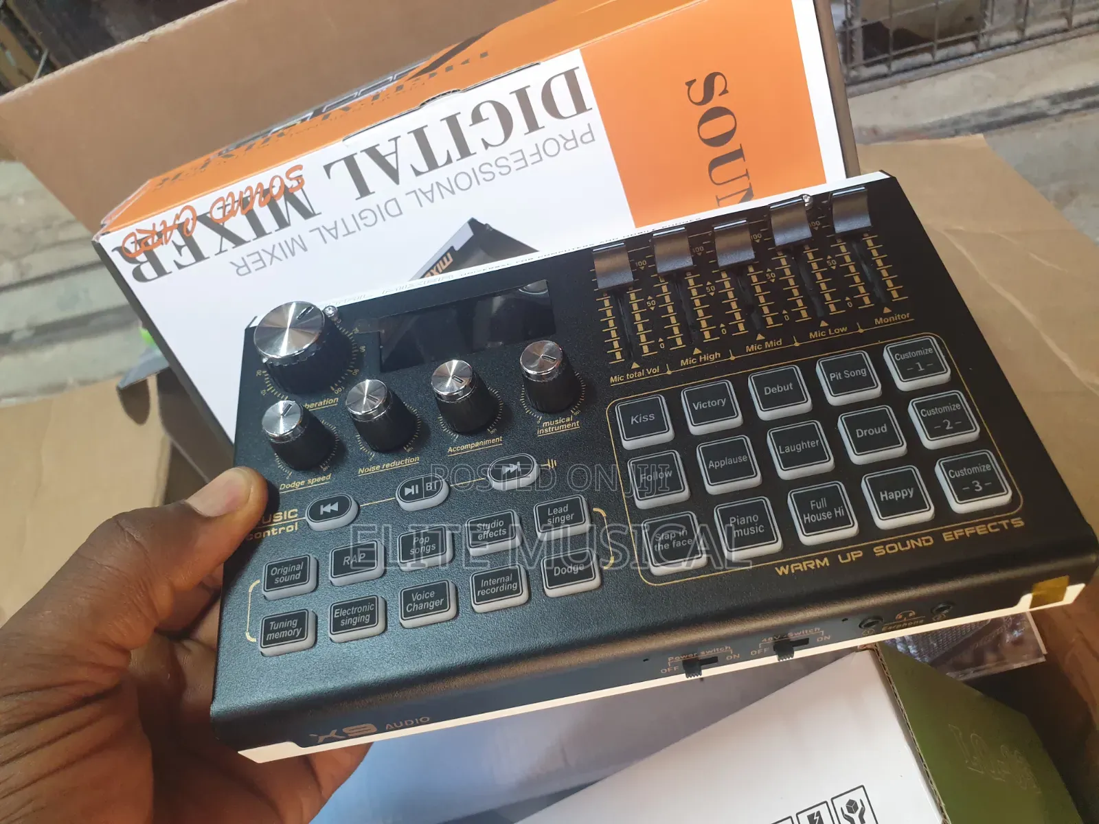 Professional X9-Audio Digital Mixer Audio Live Sound Card