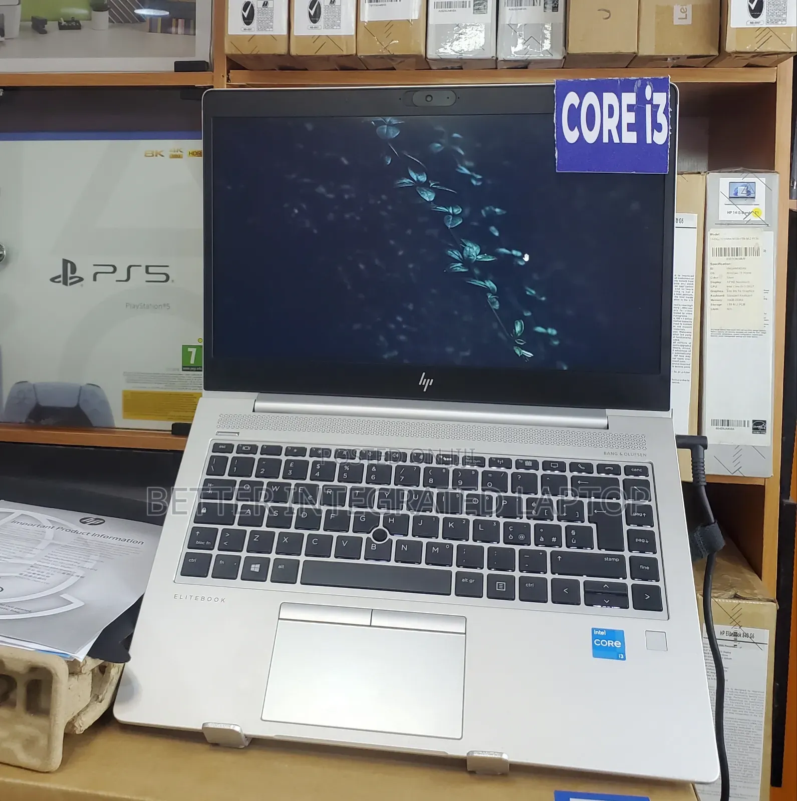 New Laptop HP EliteBook 755 8GB Intel Core i3 SSD 512GB