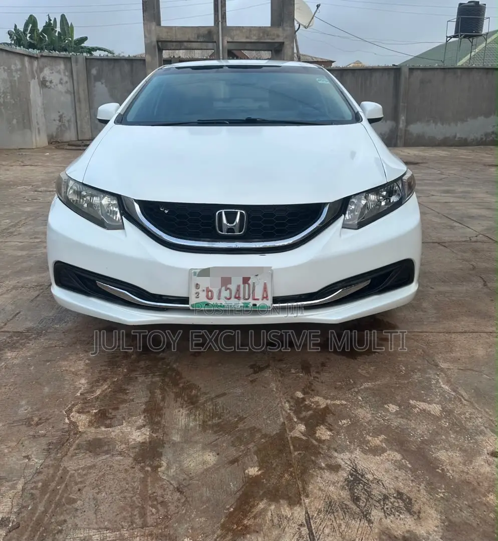 Honda Civic Sedan LX 2013 White