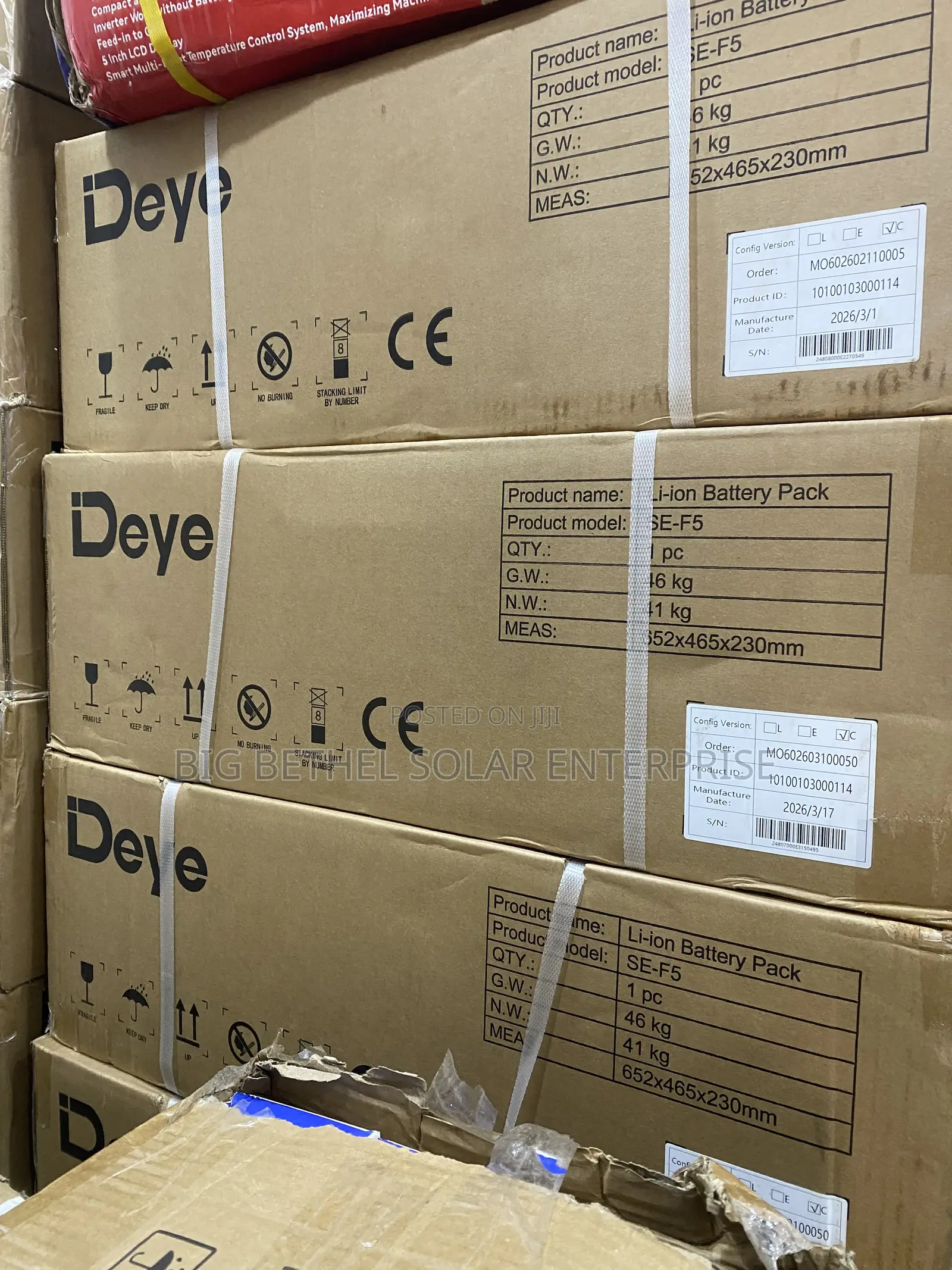 Deye 5kwh 48v Solar Lithium Iron Battery 5years Warranty