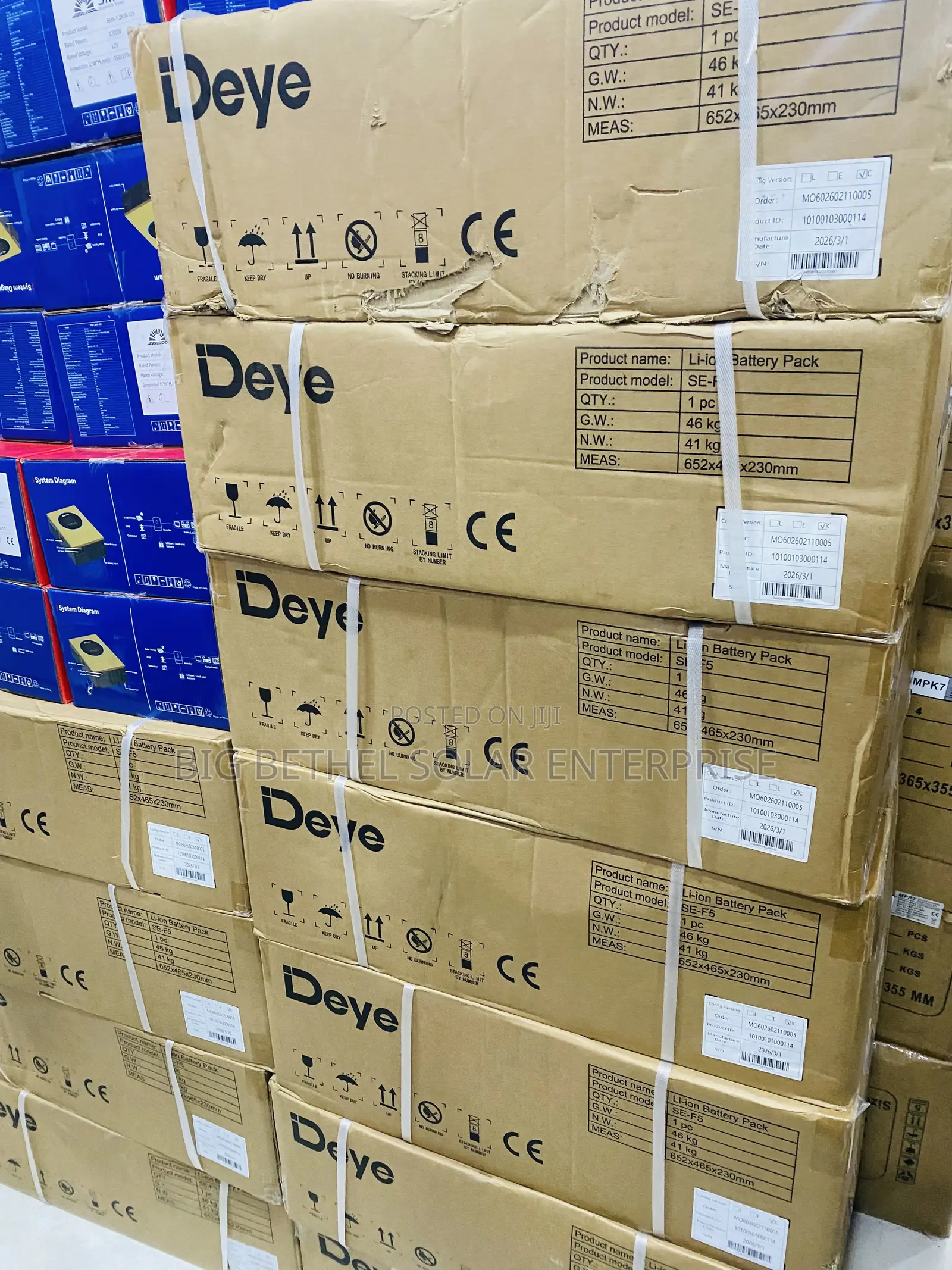 Deye 5kwh 48v Solar Lithium Iron Battery 5years Warranty