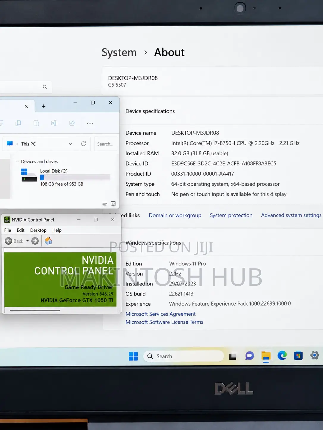 Laptop Dell G5 15 5587 32GB Intel Core i7 SSD 1T