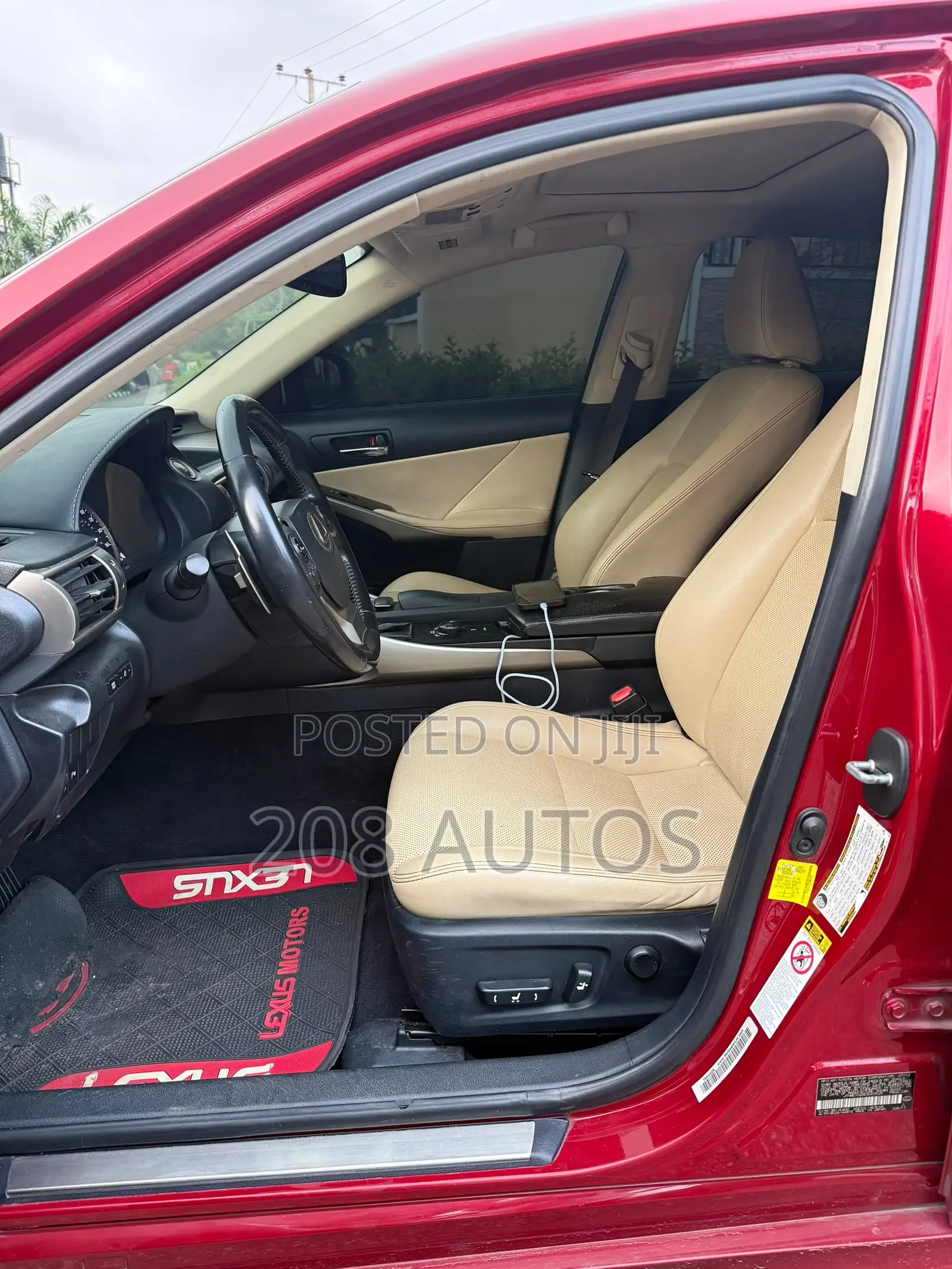 Lexus IS 350 RWD 2015 Red