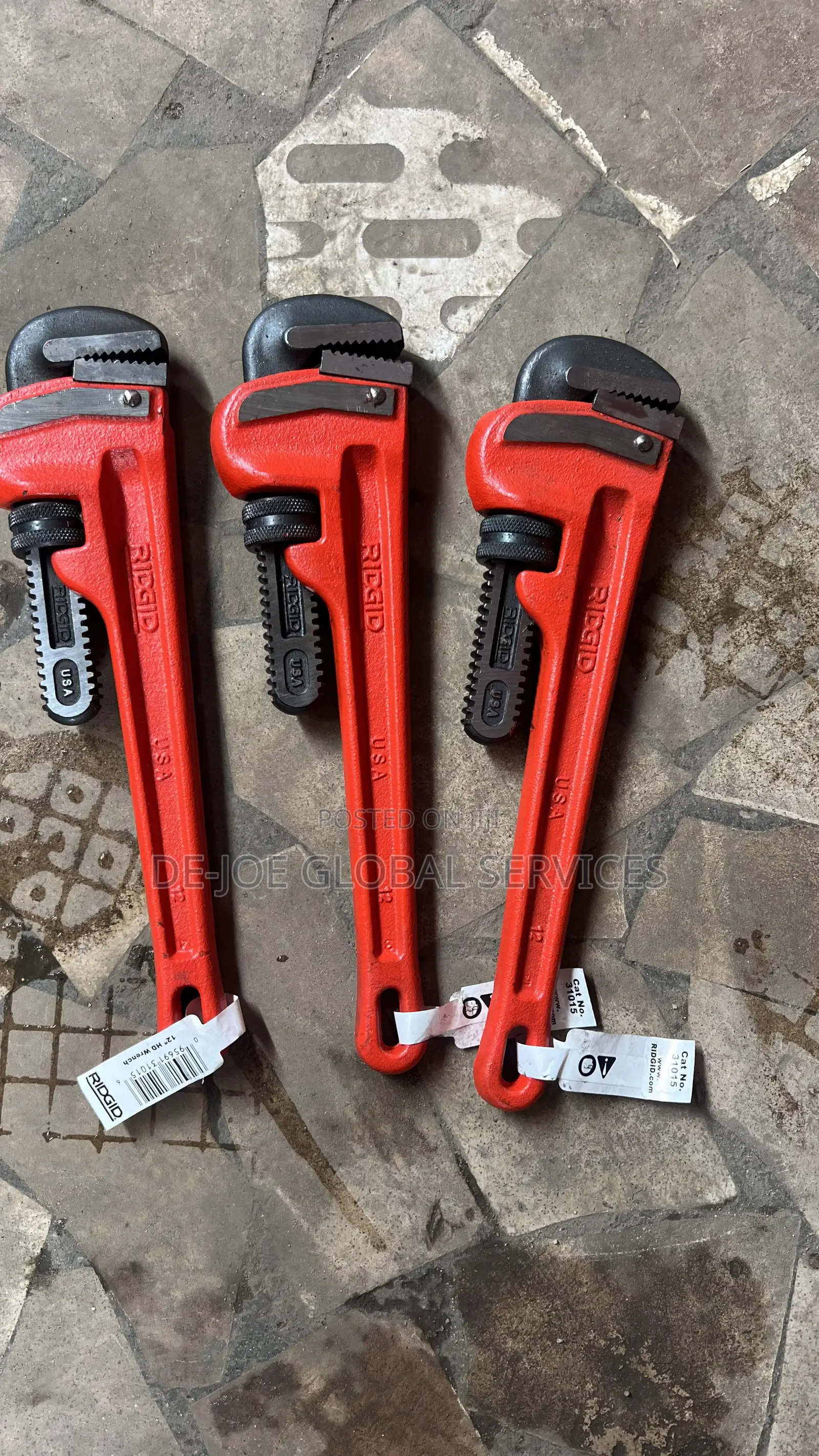Ridgid 12-Inch Heavy-Duty Pipe Wrench – Usa