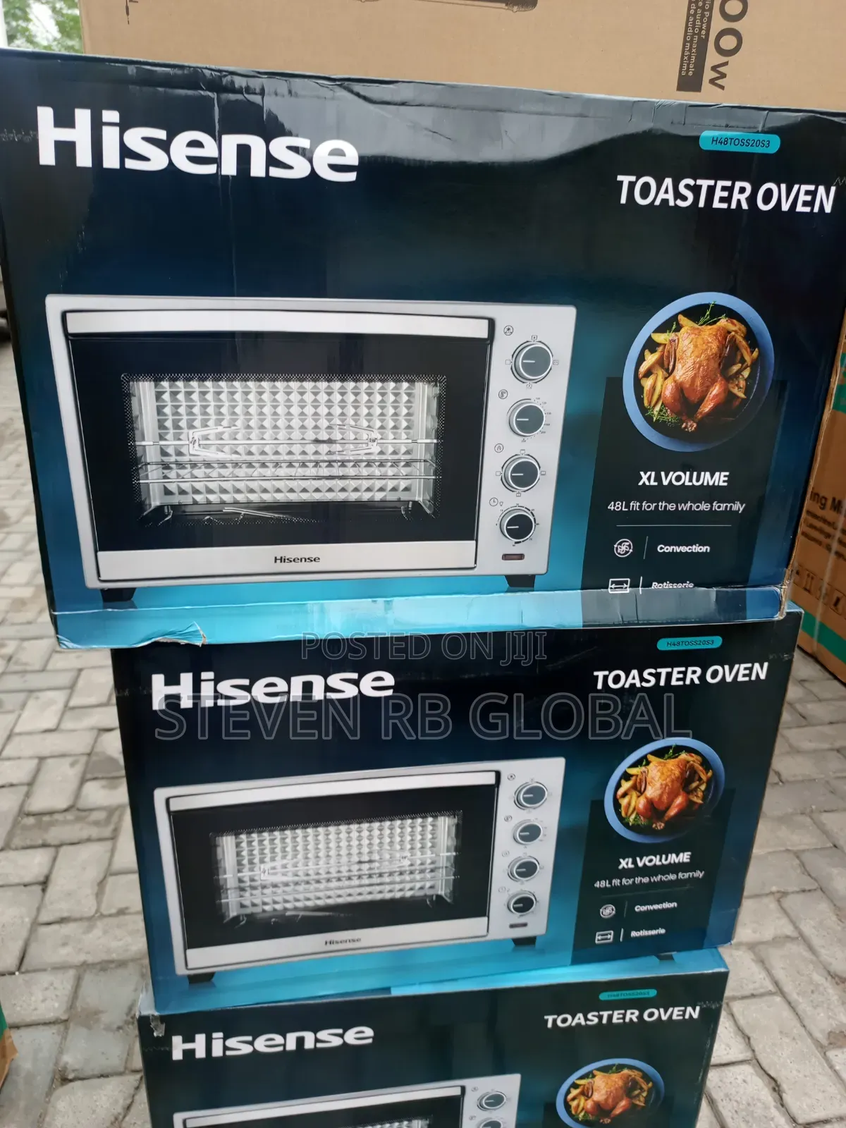 HISENSE 48L XL Toaster Oven With Rotisserie Convection | H48TOSS2053