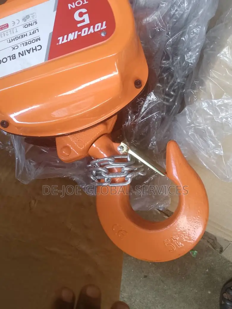 Toyo-Intl 5-Ton Manual Chain Block – 3-Metre Lift