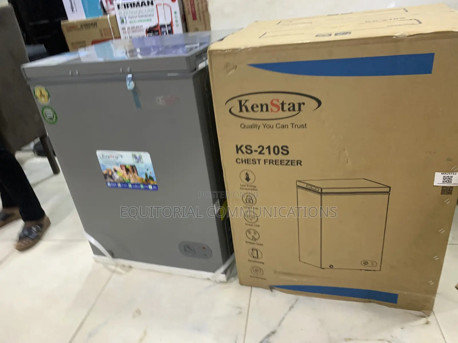 Kenstar 142L Chest Freezer KS-210S – Powerful Cooling for Every Home