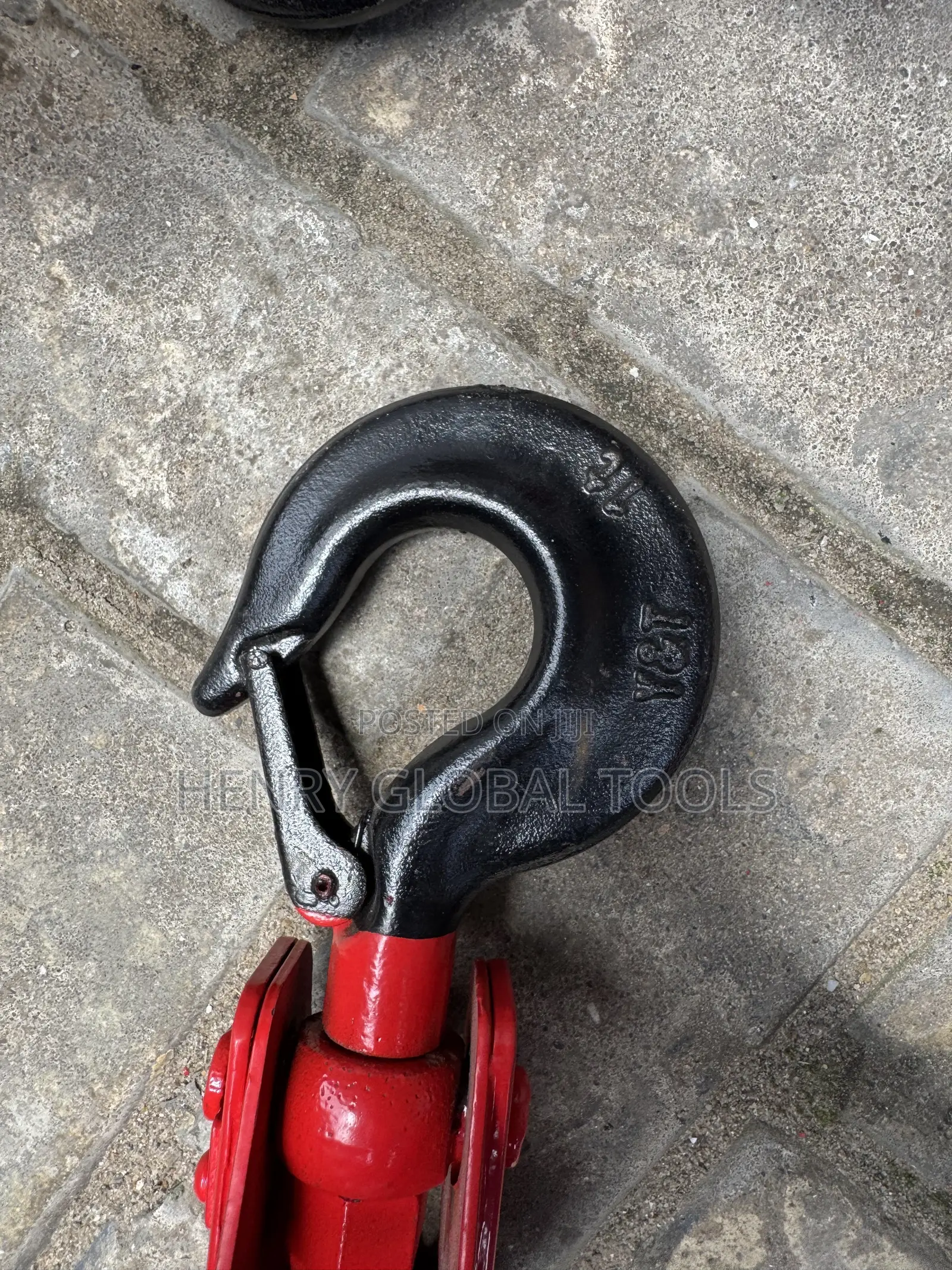 1ton Heavy-Duty Lifting/Snatch Block With a Swivel Safety Hook,