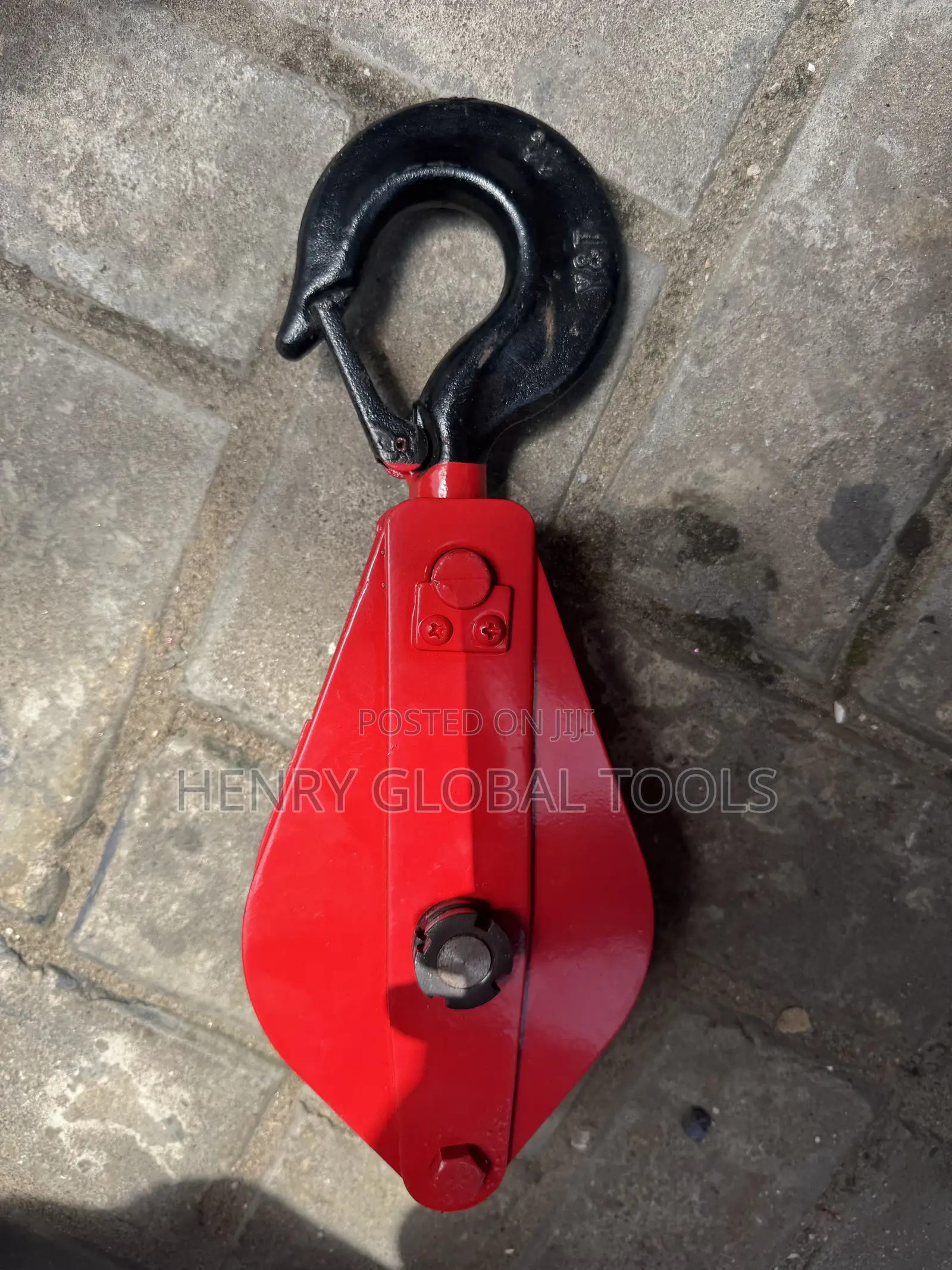 1ton Heavy-Duty Lifting/Snatch Block With a Swivel Safety Hook,