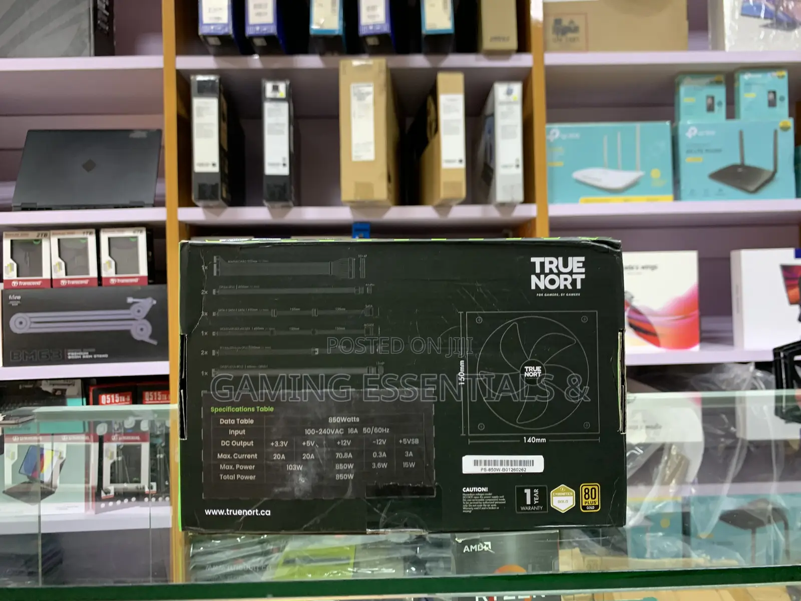 True North TN-PS PowerNest 850W Modular PSU – 80 Plus Gold ATX 3.1