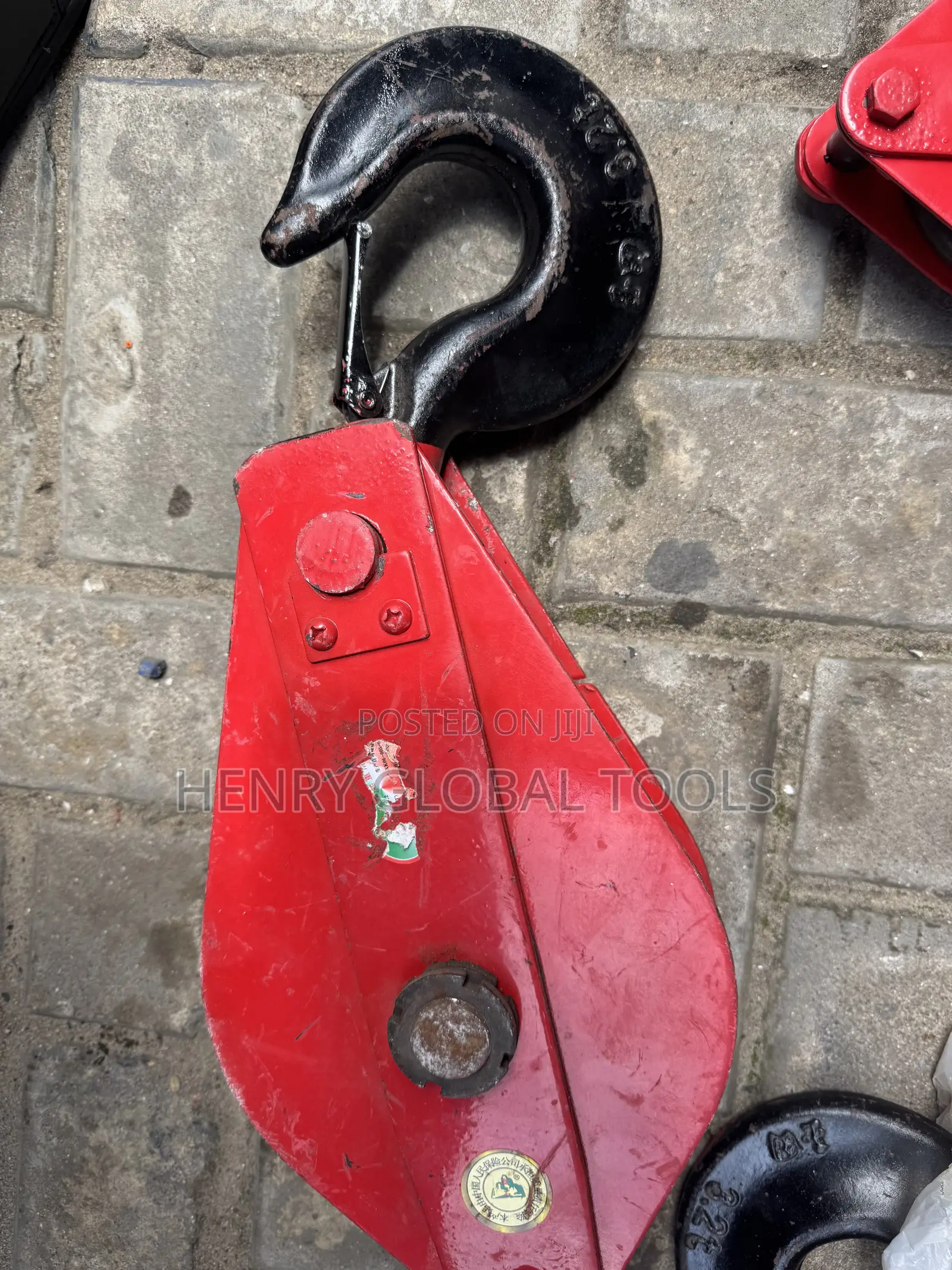 3.2ton Heavy-Duty Lifting/Snatch Block With a Swivel Safety Hook,