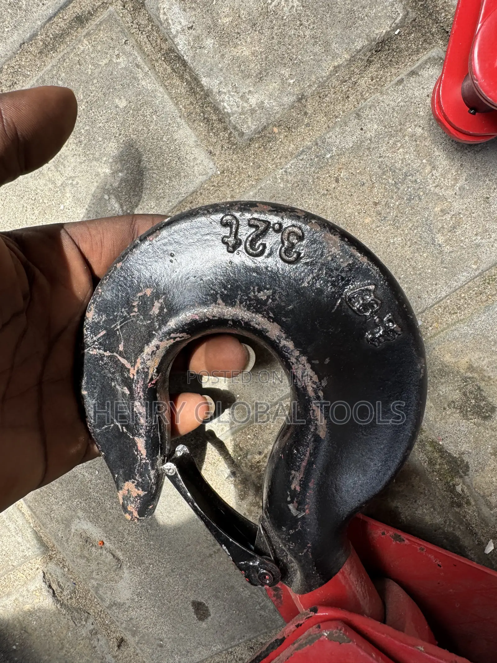 3.2ton Heavy-Duty Lifting/Snatch Block With a Swivel Safety Hook,