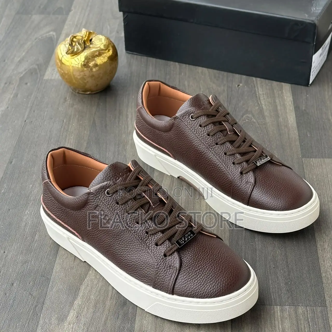 Original Boss Craft Leather Lace Up Sneakers