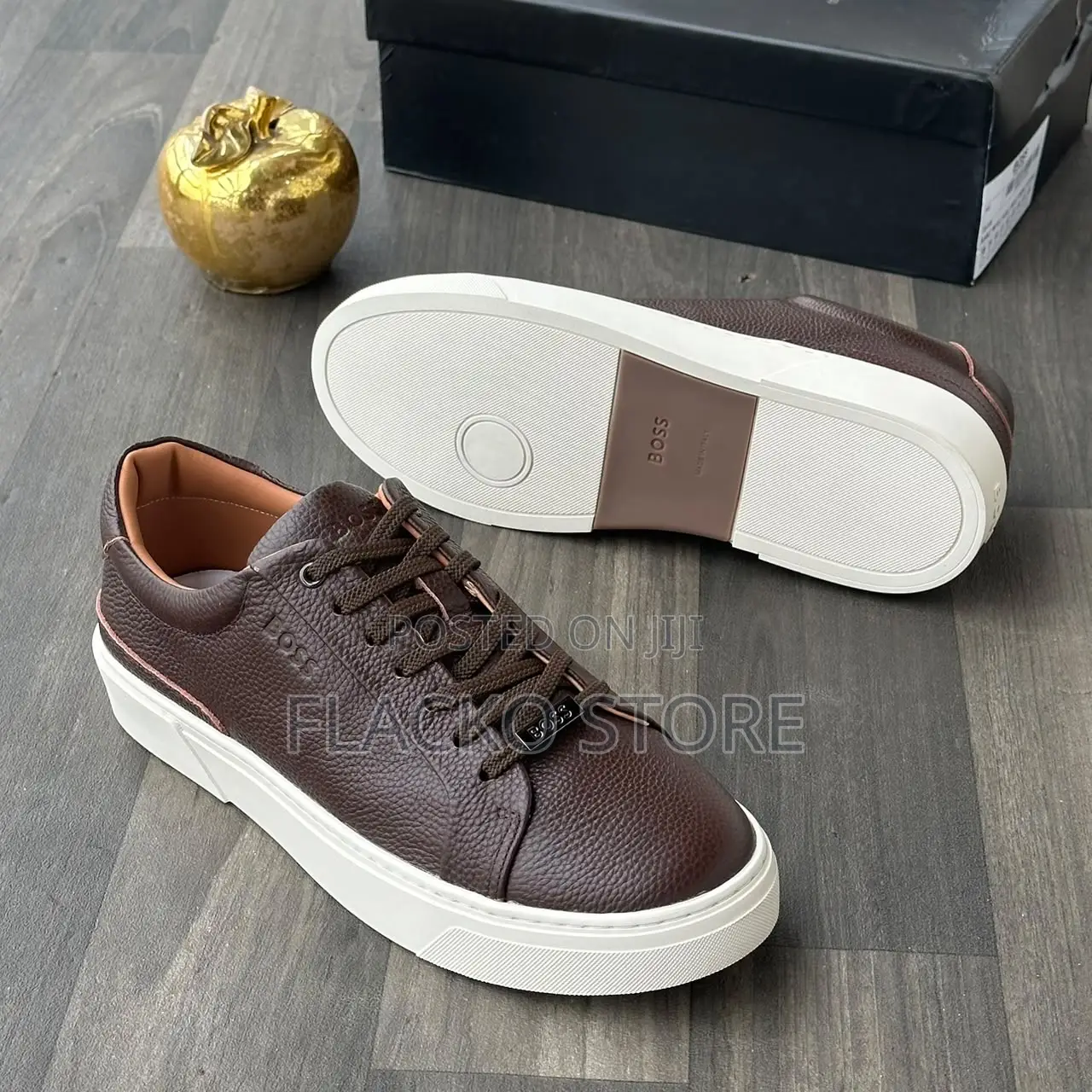 Original Boss Craft Leather Lace Up Sneakers