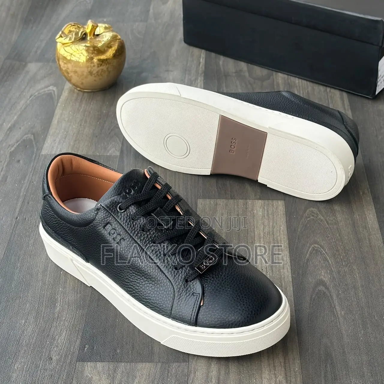Original Boss Craft Leather Lace Up Sneakers