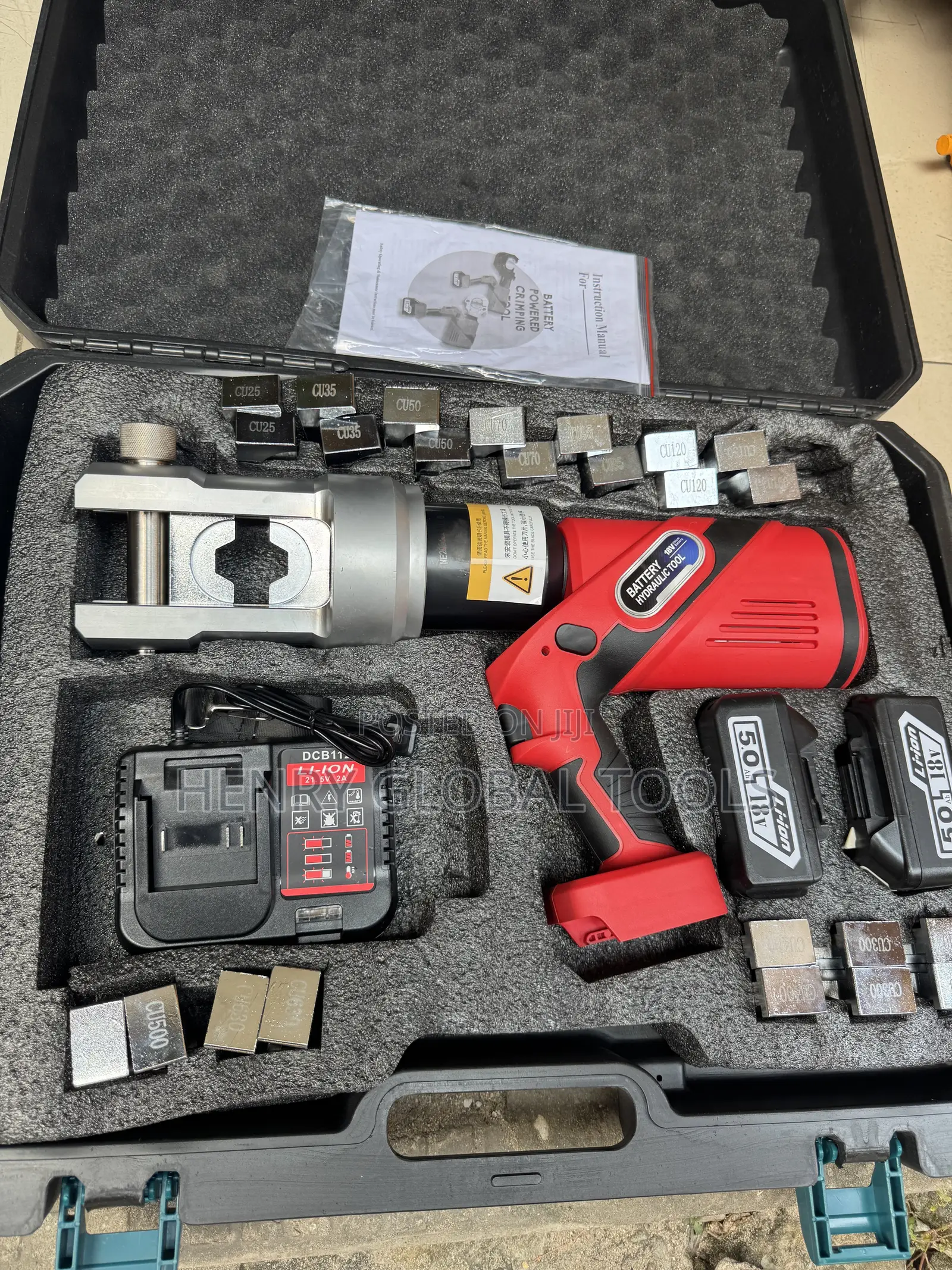 25-630mm Battery Hydraulic Crimping Tools Machine