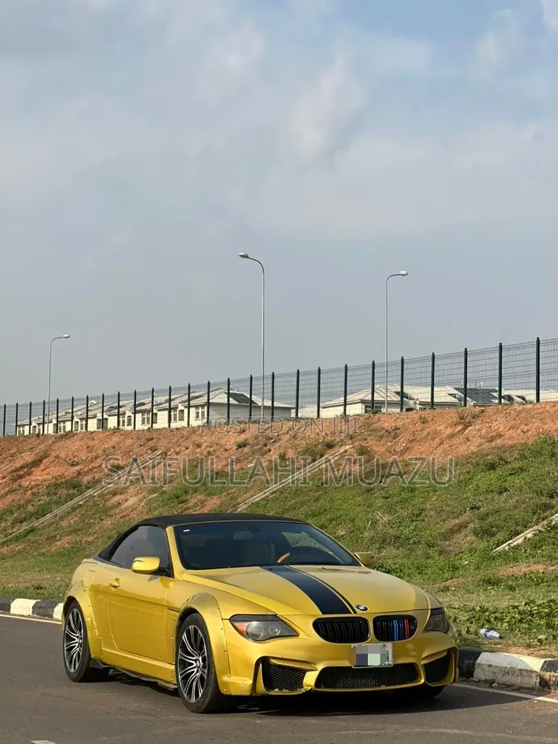 BMW M6 Convertible 2007 Yellow