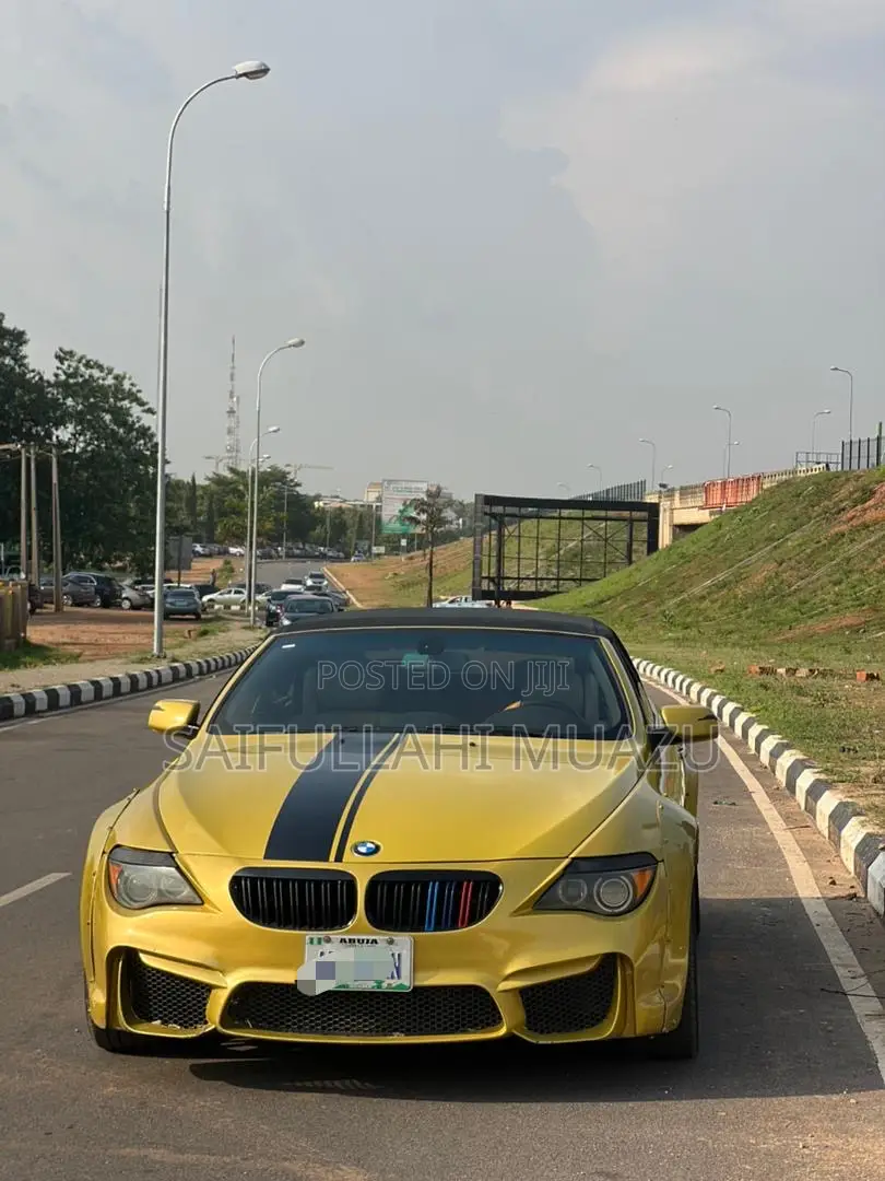 BMW M6 Convertible 2007 Yellow