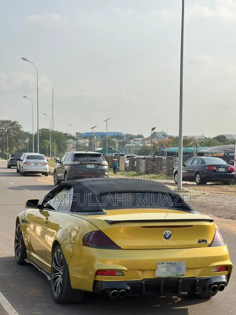 BMW M6 Convertible 2007 Yellow