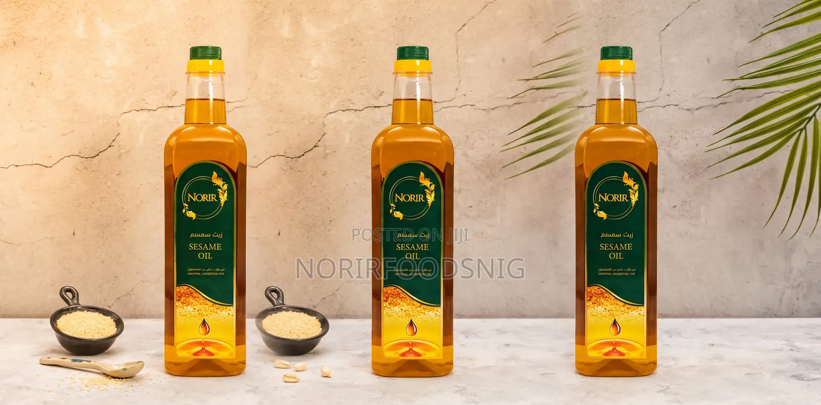 Norir Sesame Oil 1 Liter X3