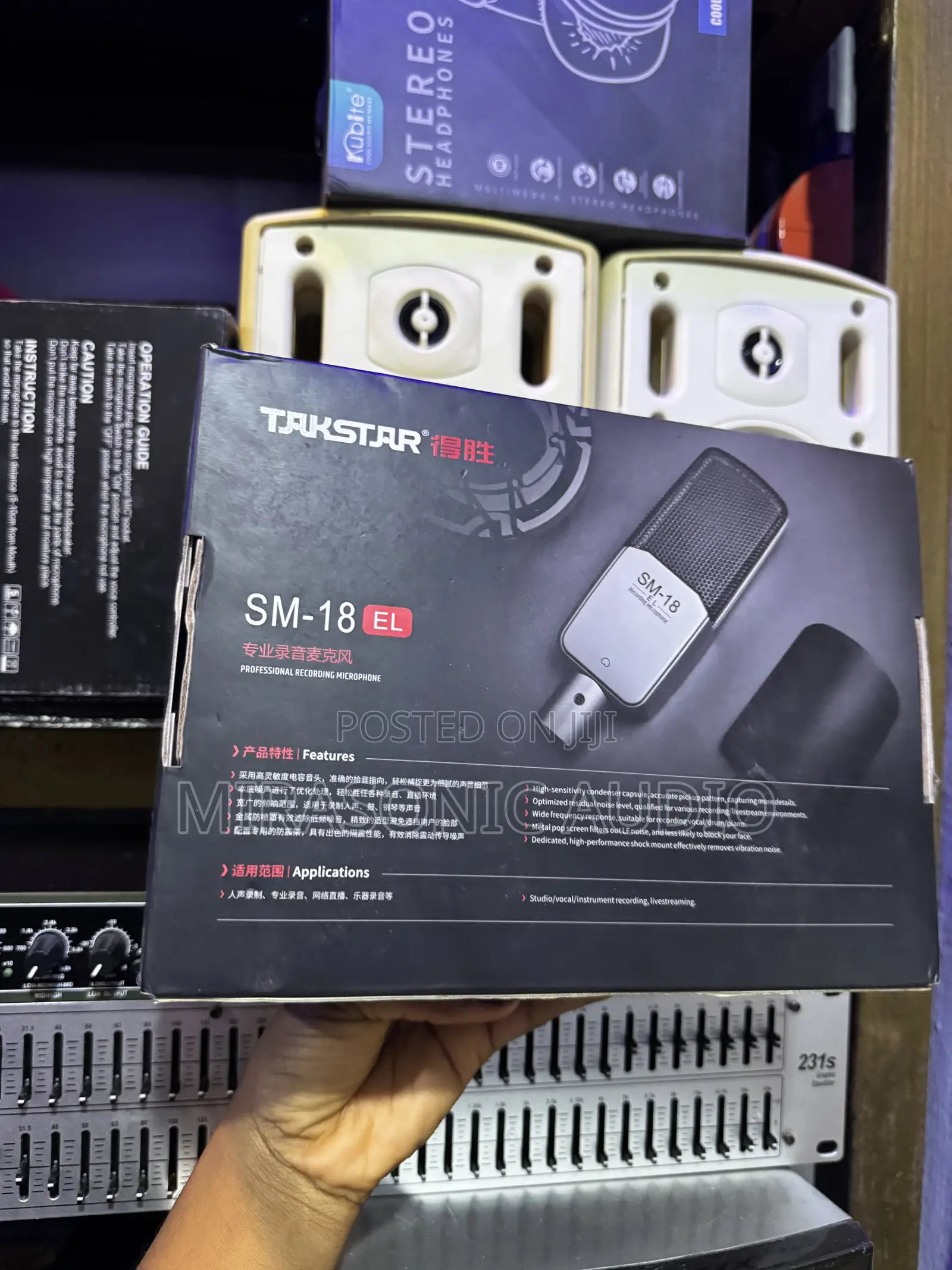 Takstar Sm-18el High Sound Quality Studio or Vocal Microphone T