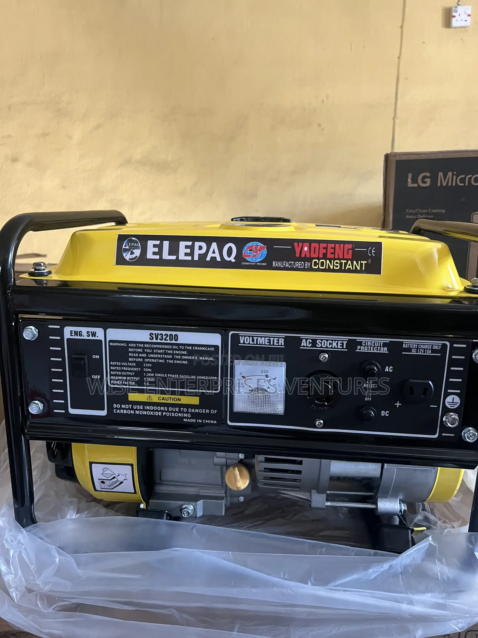 Elepaq Petrol Generator 1.5kva