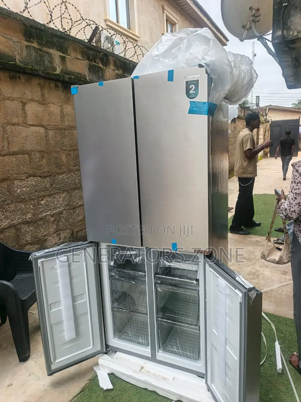 Hisense 54wc-Rq 427 Litres Four Door No Frost Refrigerator