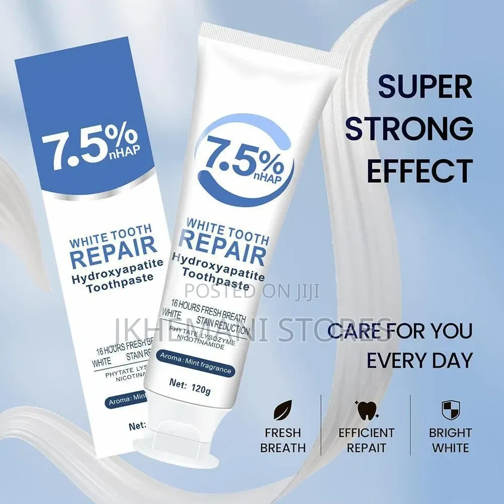 CLEAN TEETH-FRESH BREATH - 7.5% Nano Hydroxyapatite Toothpaste