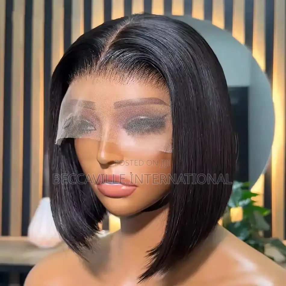 10”full Frontal Factory Made Straight Wig