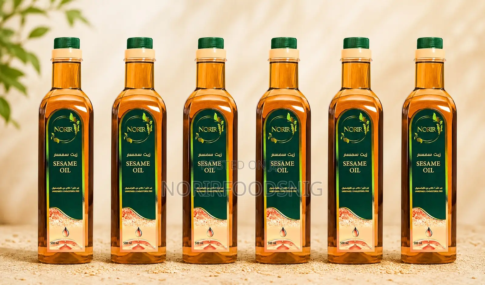 Norir Sesame Oil 500ML X6