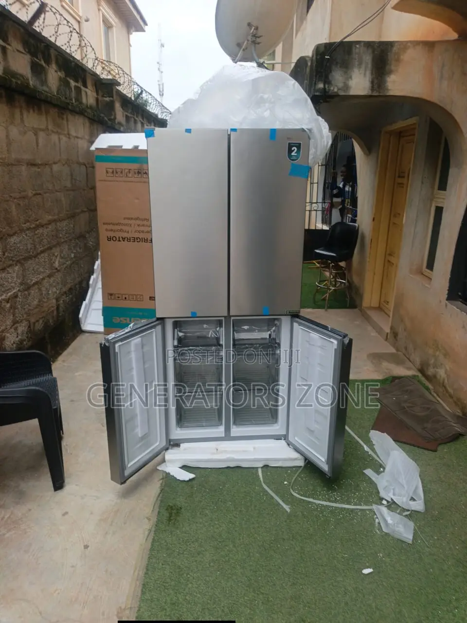 Hisense 54wc-Rq 427L Electronic Control Cross Door Refrigerator