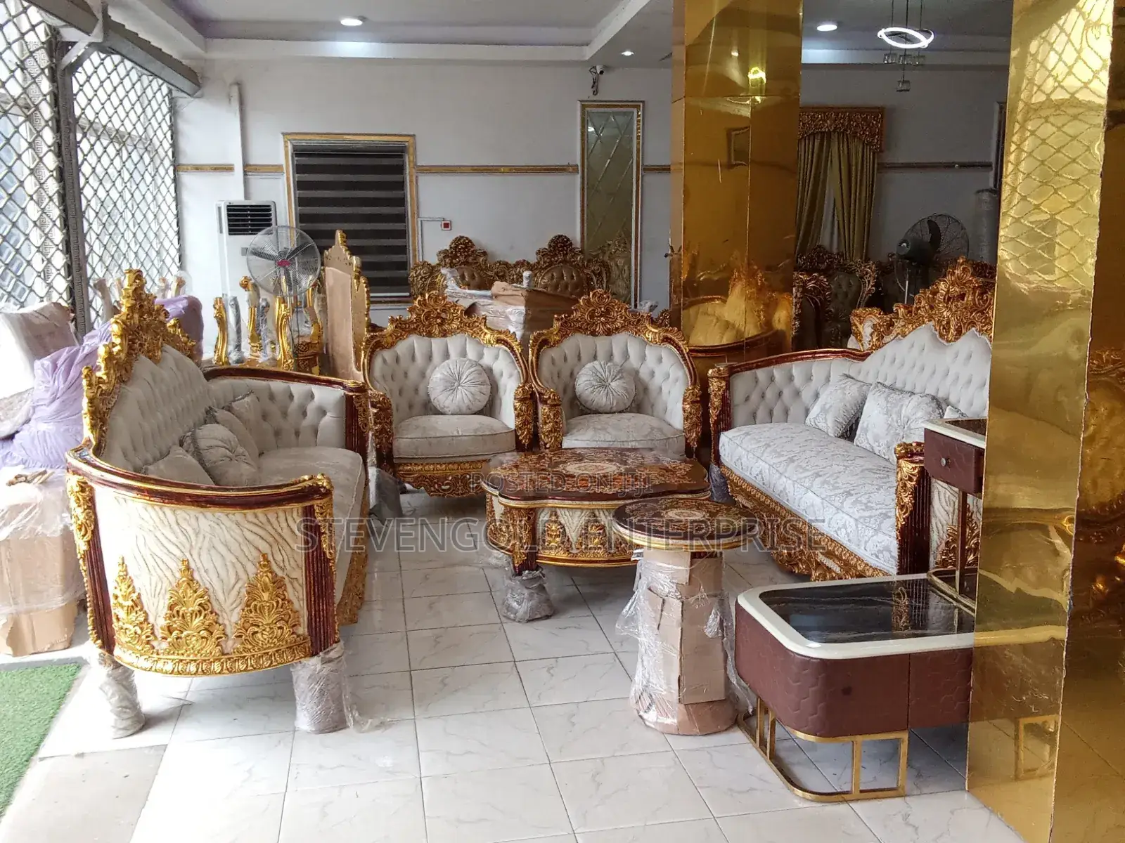 Premium Egyptian Royal Sofa Set – Imported Luxury