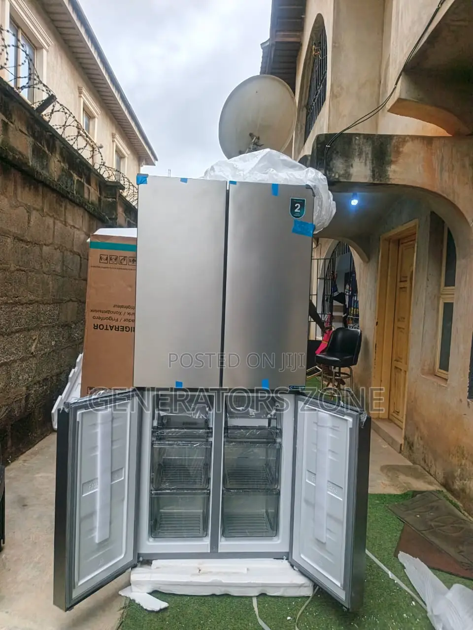 Hisense 427L Cross Door Fridge With Precise Temperature Control
